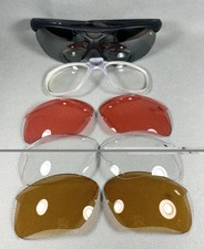 Vintage Bolle Vigilante Sunglasses w Rx Frame Insert 3 Sunglasses Lenses & Case picture