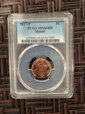 2017 P Lincoln Cent MS 66. Only year with P Mint Mark picture