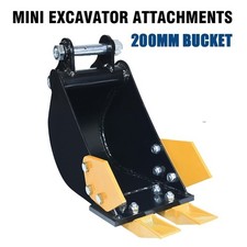 200mm Narrow Bucket Mini Excavator For Mini digger Attachments 0.8-2 ton New picture