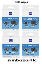 ZEISS Gentle and Thorough Cleaning Eyeglass Lens Cleaner Wipes, 100 Count 4 PACK picture