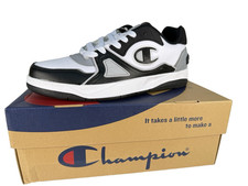 Champion Rezone Drill Lo Mens White Black Grey Low Sneakers Brand New picture