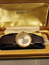 Vintage Benrus 17j 32mm Manual Wind Watch with Box Swiss picture