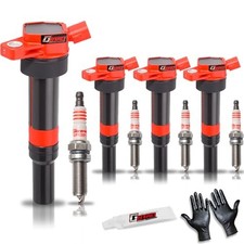Set of 4 Upgraded Ignition Coil Pack and Iridium Spark Plug picture