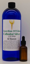 GOE Colloidal Silver | 120 PPM | 1 Quart | Dropper Included |  picture