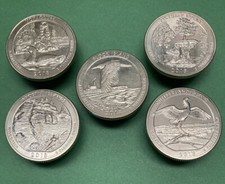 2018 S GEM PROOF LIKE 5 QUARTER SET - AMERICA THE BEAUTIFUL picture