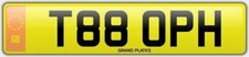 TOPH CHRISTOPHER CHRIS NUMBER PLATE TOPHER REG T88 OPH CHRISSY REG NO FEES TOPHS picture