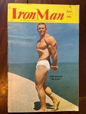 IronMan Magazine January 1970 Ken Waller Cover Vintage Bodybuilding Muscle picture
