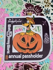 Disney annual  passholder Magnet Pluto Halloween  ''FAN ART  MAGNET' picture