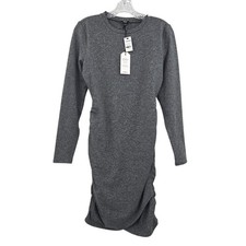 Express Women's Body Contour Compression Dress Grey Small picture