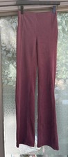 Lululemon Brushed Softstreme Ribbed Flared Pant Burgundy Size 4 NWT 33” Inseam picture