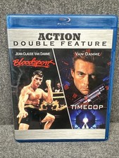 Action Double Feature Bloodsport & Timecop Blu-Rays Pre-Owned Movies picture