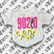 VTG 1991 Luke Perry Beverly Hills 90210 Reverse print AOP Rare Shirt picture