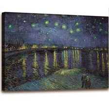 weiyiart Starry Night Over the Rhone by Van Gogh Classic Oil Paintings Reproduct picture