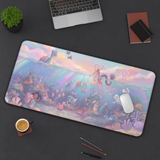 Underwater Pokémon Desk mat | Lapras, Milotic, Gyarados Desk Mat Mouse Pad picture