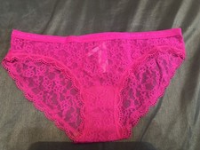 VICTORIA'S SECRET Lace Bikini Panty VS Purple S SMALL NWT picture