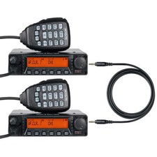 2Pack RA87 GMRS 22CH+8CH Repeater 30CH Transceivers Mobile Car Radio + Cable picture
