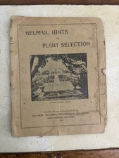 Antique 1914 Santa Barbara Book Helpful Hints Plant Selections Ephemera picture