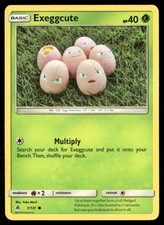 Exeggcute 1/131 Common Forbidden Light Pokemon Lightly Played picture
