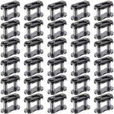 PAGOW 30pcs 40 Roller Chain Connecting Links, Master Connector #40  picture