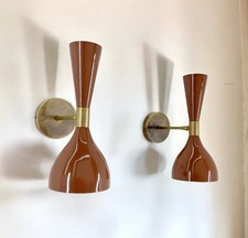 Mid Century Italian Sputnik Wall Light Wall Fixture Lamps Wall Sconce Pair Lamp picture