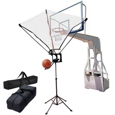 Upgraded Basketball Return Attachment, Standard Court Size, Black picture