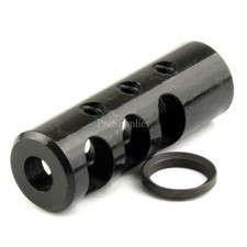 6.5 Creedmoor Competition Muzzle Brake 5/8x24 TPI Thread With Crush Washer picture
