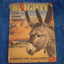 Brighty of the Grand Canyon by Marguerite Henry HC Illus DJ Rand McNally 1953 picture