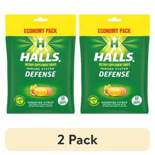 HALLS Defense Assorted Citrus Vitamin C Drops, Economy 80 Count (Pack of 2) picture
