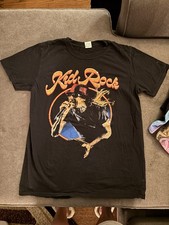 Gildan Softstyle Kid Rock Black Graphic T-Shirt Size M Rock & Pop Genre picture
