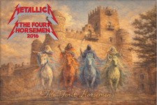 Jaye Metcalfe Metallica The Four Horsemen 2016 Signed Numbered Poster 24x36  picture