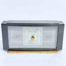 Vintage Airguide Instrument Weather Station Barometer Thermometer Humidity picture