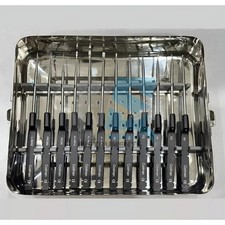 Lot Of 14 Codman Microdiscectomy Karlin Cervical Curettes Set with Sterilization picture