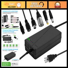 67.2V 5A Multi-Voltage Charger with 6-in-1 Plug for 60V Lithium Batteries - Car, picture