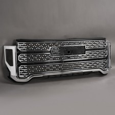 Chrome Front Grille For 2020-23 GMC Sierra 2500 HD/3500 HD Denali W/Camera Hole picture