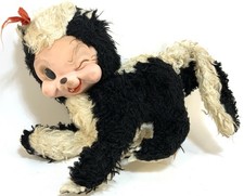 Rushton Vintage Star Creation Rubber Face Stinky Skunk Winky Stuffed Toy RARE picture