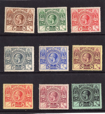 BERMUDA KGV 1920-21 Tercentenary complete set SG 59-67 UNMOUNTED MINT picture
