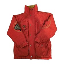 Vintage San Francisco 49ers Triple FAT Goose Parka Football Jacket, Kids 8/10 picture