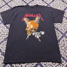 Vintage , 90s, Metallica Shirt Black Damage Inc. 1994 Vintage Giant Pushead XL picture