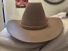Vintage Stetson 4x Beaver Felt Cowboy Hat 7 5/8 picture