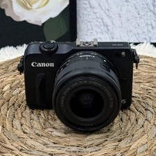 Canon EOS M2 Mirrorless Digital Camera with EF-M 15-45mm Lens 18MP Black -Tested picture