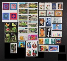 2001 U.S. Commemorative Year Set of 93 stamps incl. 4 Sheets Mint NH, see scans picture