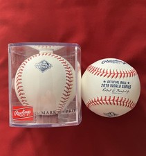2019 WORLD SERIES BASEBALL RAWLINGS BRAND NEW SEALED IN CUBE NATIONALS ASTROS picture