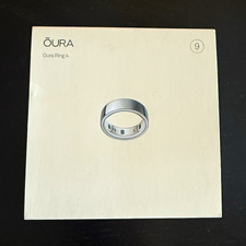 Oura Ring 4 Silver Size 9 Activity Tracker Smart NEW IN BOX picture