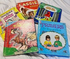 Vintage LOt 5 Whitman Tell-A Tale Books 1950s, 1970s See Pictures picture