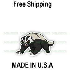 Honey Badger Vinyl Decal Sticker Wildlife Animal Hunt A picture