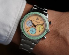 True North Watch Co. WIND VINTAGE Dreamsicle Chronograph— LIMITED EDITION picture