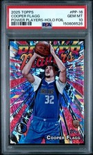 Cooper Flagg 2025 Topps Power Players Holo Foil #PP-16 Rookie RC PSA 10 picture