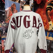 Vintage 90s Washington State Cougars WSU Legends Athletic NCAA Sweatshirt Sz 2XL picture