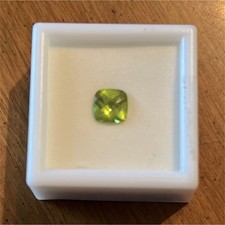 2.00CT Green Peridot Cushion Cut 8x8mm Loose Gemstone P2C106 1005 picture