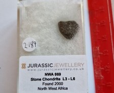 Boxed  NWA 869 Stone Chondrite Meteorite  2.189 grams  - INCREASINGLY RARE picture